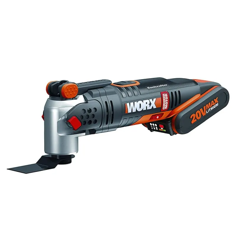 Реноватор WORX WX693 20V бесщеточный аккумуляторный, с АКБ на 2 А*ч и ЗУ в кейсе